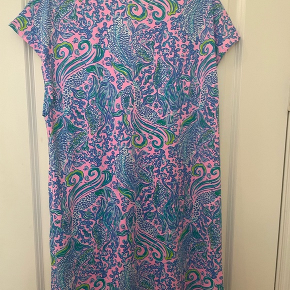 Lilly Pulitzer Pink and Blue Swim Cover-Up - Picture 8 of 9
